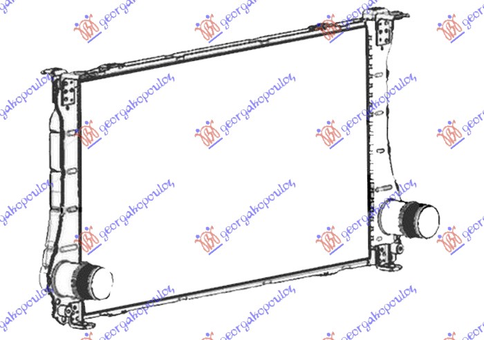 ΨΥΓΕΙΟ INTERCOOLER 1.6 D4D ΠΕΤΡΕΛΑΙΟ (690x390x27) (NISSENS)