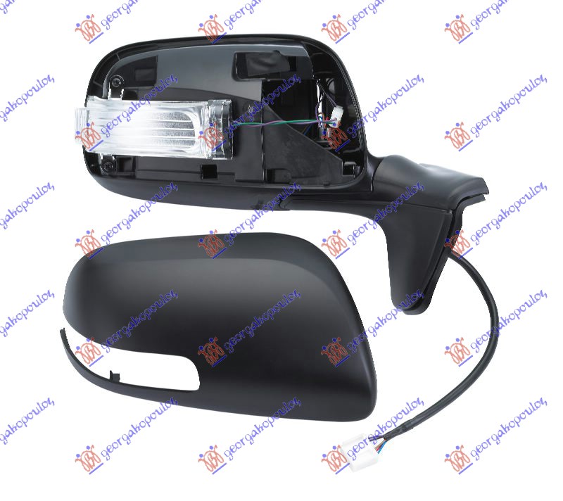 ΚΑΘΡΕΦΤΗΣ ΗΛΕΚΤΡΙΚΟΣ ΘΕΡΜΑΙΝΟΜΕΝΟΣ ΒΑΦΟΜΕΝΟΣ (ΜΕ ΦΛΑΣ) (CONVEX GLASS) ΔΕΞ