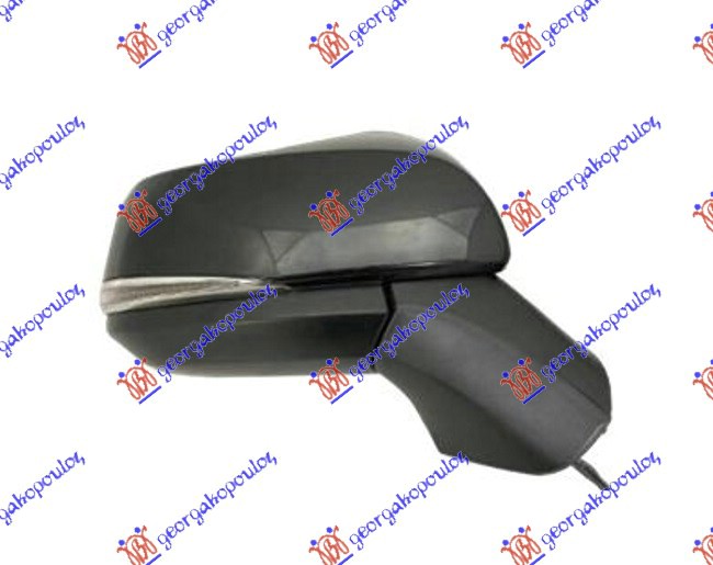 ΚΑΘΡΕΦΤΗΣ ΗΛΕΚΤΡΙΚΟΣ ΘΕΡΜΑΙΝΟΜΕΝΟΣ ΗΛΕΚΤΡΙΚΑ ΑΝΑΚΛΙΝΟΜΕΝΟΣ (ΜΕ ΦΛΑΣ & ΦΩΣ ΑΣΦΑΛΕΙΑΣ & BLIS) (16H/12P) (CONVEX GLASS) ΔΕΞ