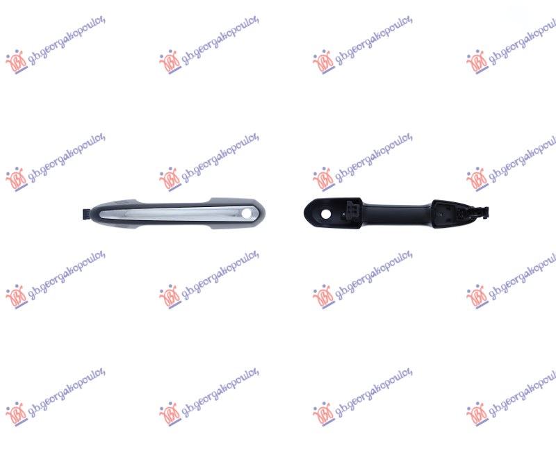 ΧΕΡΟΥΛΙ ΠΟΡΤΑΣ ΕΜΠΡΟΣ ΕΞΩ  (ΜΑΥΡΟ/ΧΡΩΜΙΟ) ΑΡ