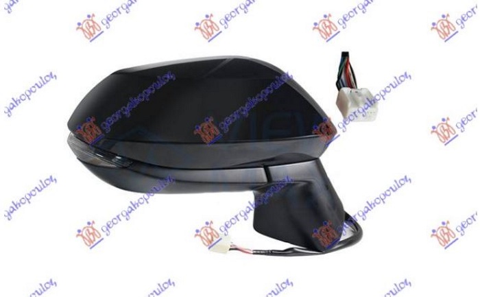 ΚΑΘΡΕΦΤΗΣ ΗΛΕΚΤΡΙΚΟΣ ΘΕΡΜΑΙΝΟΜΕΝΟΣ ΗΛΕΚΤΡΙΚΑ ΑΝΑΚΛΙΝΟΜΕΝΟΣ ΒΑΦΟΜΕΝΟΣ (ΜΕ ΦΛΑΣ & BLIS) (CONVEX GLASS) ΔΕΞ