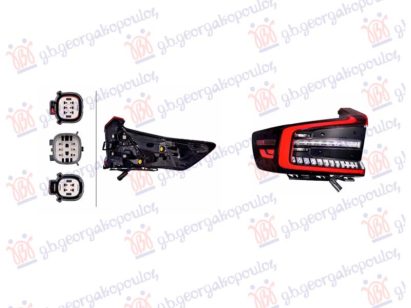 ΦΑΝΟΣ ΠΙΣΩ ΕΞΩ LED (HELLA) ΑΡ