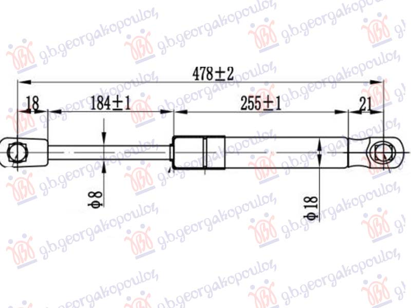 ΑΜΟΡΤΙΣΕΡ ΚΑΠΟ ΕΜΠΡΟΣ (479L-300N)