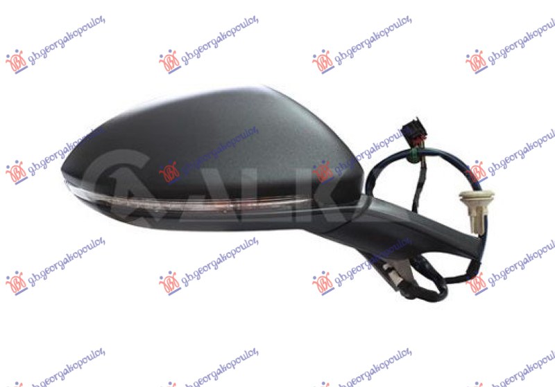 ΚΑΘΡΕΦΤΗΣ ΗΛΕΚΤΡΙΚΟΣ ΘΕΡΜΑΙΝΟΜΕΝΟΣ ΗΛΕΚΤΡΙΚΑ ΑΝΑΚΛΙΝΟΜΕΝΟΣ (ΜΕ ΦΛΑΣ) (CONVEX GLASS) ΔΕΞ