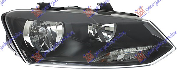 ΦΑΝΟΣ ΕΜΠΡΟΣ ΗΛΕΚΤΡΙΚΟΣ ΔΙΠΛΟ ΚΑΘΡΕΦΤΗ (ΜΑΥΡΟ ΦΡΥΔΙ) (ΜΕ ΜΟΤΕΡ) (Ε) (TYC) ΔΕΞ