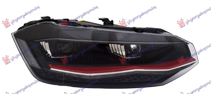 ΦΑΝΟΣ ΕΜΠΡΟΣ LED (ΜΕ ΚΟΚΚΙΝΟ ΔΙΑΚΟΣΜΗΤΙΚΟ) (GTI) (VALEO) ΔΕΞ