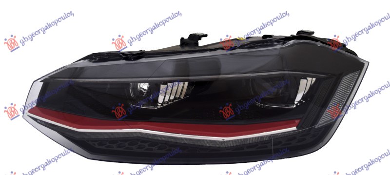 ΦΑΝΟΣ ΕΜΠΡΟΣ LED (ΜΕ ΚΟΚΚΙΝΟ ΔΙΑΚΟΣΜΗΤΙΚΟ) (GTI) (VALEO) ΑΡ