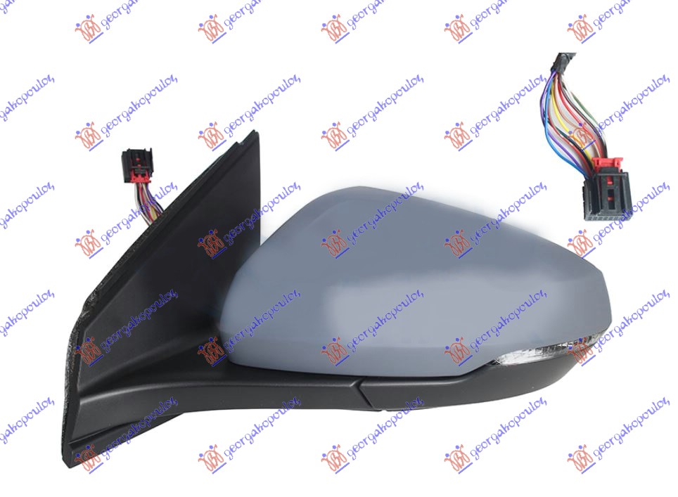 ΚΑΘΡΕΦΤΗΣ ΗΛΕΚΤΡΙΚΟΣ ΘΕΡΜΑΙΝΟΜΕΝΟΣ ΗΛΕΚΤΡΙΚΑ ΑΝΑΚΛΙΝΟΜΕΝΟΣ ΒΑΦΟΜΕΝΟΣ (ΜΕ ΦΛΑΣ) 8 PIN (ASPHERICAL GLASS) ΑΡ