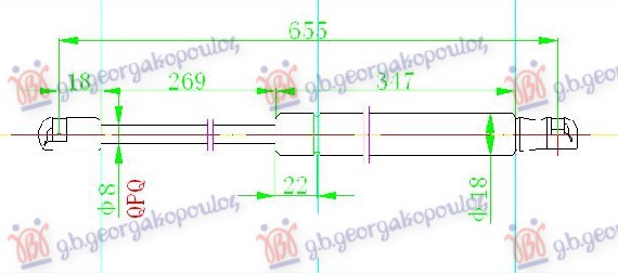 ΑΜΟΡΤΙΣΕΡ ΚΑΠΟ ΕΜΠΡΟΣ (655L-320N)