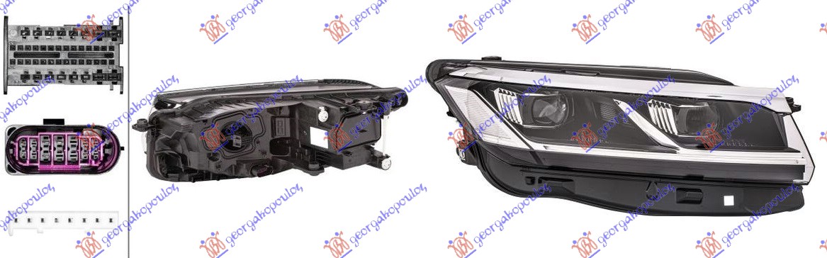 ΦΑΝΟΣ ΕΜΠΡΟΣ FULL LED (HELLA) ΔΕΞ