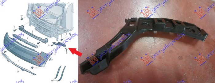 ΒΑΣΗ ΠΡΟΦΥΛΑΚΤΗΡΑ ΠΙΣΩ ΠΛΑΣΤΙΚΗ ΔΕΞ