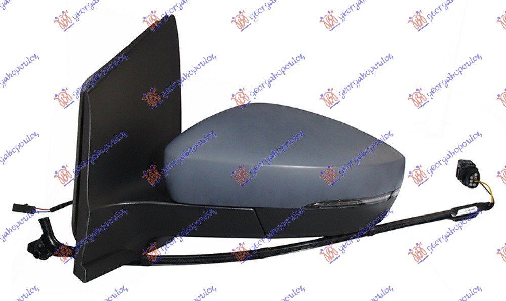 ΚΑΘΡΕΦΤΗΣ ΜΗΧΑΝΙΚΟΣ ΒΑΦΟΜΕΝΟΣ (ΜΕ ΦΛΑΣ) RADIO CTRL (4 PIN) (Α ΠΟΙΟΤΗΤΑ) (CONVEX GLASS) ΑΡ