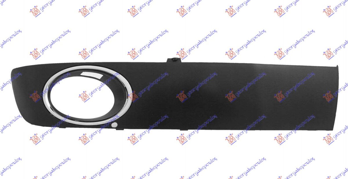 ΠΛΑΣΤΙΚΟ ΠΡΟΦΥΛΑΚΤΗΡΑ ΕΜΠΡΟΣ ΚΑΤΩ ΒΑΦΟΜΕΝΟ ΜΕ ΧΡΩΜΙΟ (ΜΕ ΤΡΥΠΑ ΓΙΑ ΠΡΟΒΟΛΕΑ) ΔΕΞ