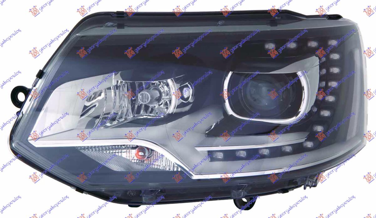 ΦΑΝΟΣ ΕΜΠΡΟΣ XENON (D3S/H7) ΜΕ ΦΩΣ ΗΜΕΡΑΣ LED (E) (DEPO) ΑΡ