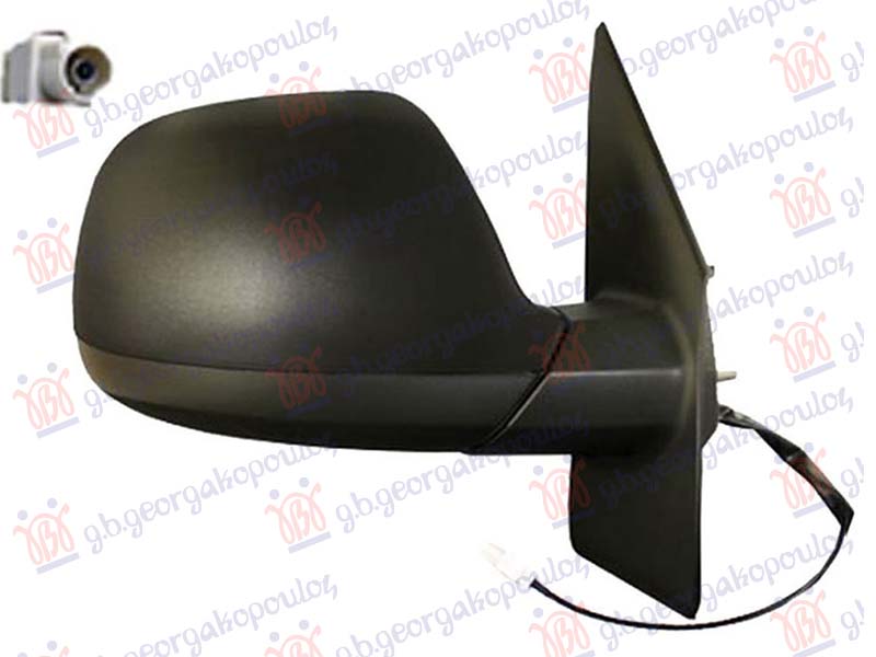 ΚΑΘΡΕΦΤΗΣ ΧΕΙΡΟΚΙΝΗΤΟΣ (ΜΕ ΚΕΡΑΙΑ AM/FM) (CONVEX GLASS) ΔΕΞ