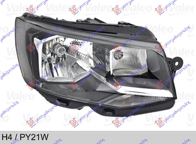 ΦΑΝΟΣ ΕΜΠΡΟΣ ΗΛΕΚΤΡΙΚΟΣ H4 (VALEO) ΔΕΞ