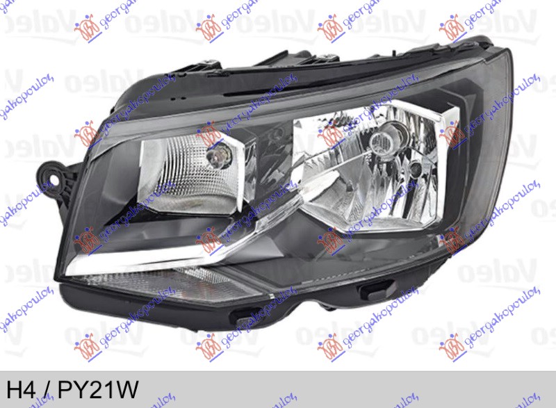 ΦΑΝΟΣ ΕΜΠΡΟΣ ΗΛΕΚΤΡΙΚΟΣ Η4 (VALEO) ΑΡ