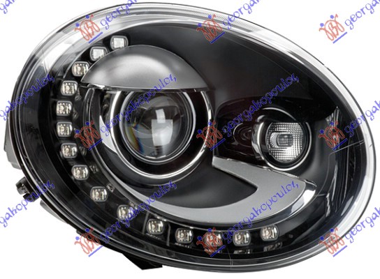 ΦΑΝΟΣ ΕΜΠΡΟΣ Bi-XENON ΜΕ ΦΩΣ ΗΜΕΡΑΣ LED (HELLA) ΔΕΞ