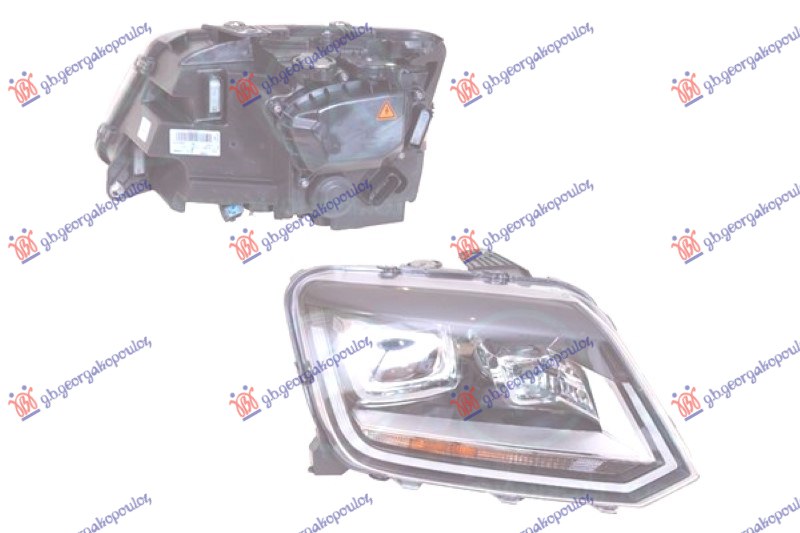 ΦΑΝΟΣ ΕΜΠΡΟΣ Bi-XENON ΕΞΥΠΝΟ ΜΕ ΦΩΣ ΗΜΕΡΑΣ LED 2012- (VALEO) ΔΕΞ
