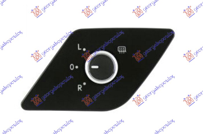 ΔΙΑΚΟΠΤΗΣ ΚΑΘΡΕΦΤΩΝ (Χρώμιο/Μαύρο) (6pin)