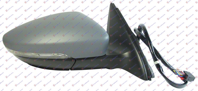 ΚΑΘΡΕΦΤΗΣ ΗΛΕΚΤΡΙΚΟΣ ΘΕΡΜΑΙΝΟΜΕΝΟΣ ΗΛΕΚΤΡΙΚΑ ΑΝΑΚΛΙΝΟΜΕΝΟΣ ΒΑΦΟΜΕΝΟΣ (ΜΕ ΦΛΑΣ & ΦΩΣ ΑΣΦΑΛΕΙΑΣ) (13 PIN) (CONVEX GLASS) ΔΕΞ