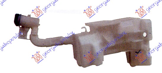 ΔΟΧΕΙΟ ΝΕΡΟΥ ΥΑΛΟΚΑΘΑΡΙΣΤΗΡΩΝ (5.4LT) (ΜΕ 1 ΤΡΥΠΑ ΓΙΑ ΜΟΤΕΡ) (ΜΕ ΛΑΙΜΟ) (ΜΕ ΤΑΠΑ)