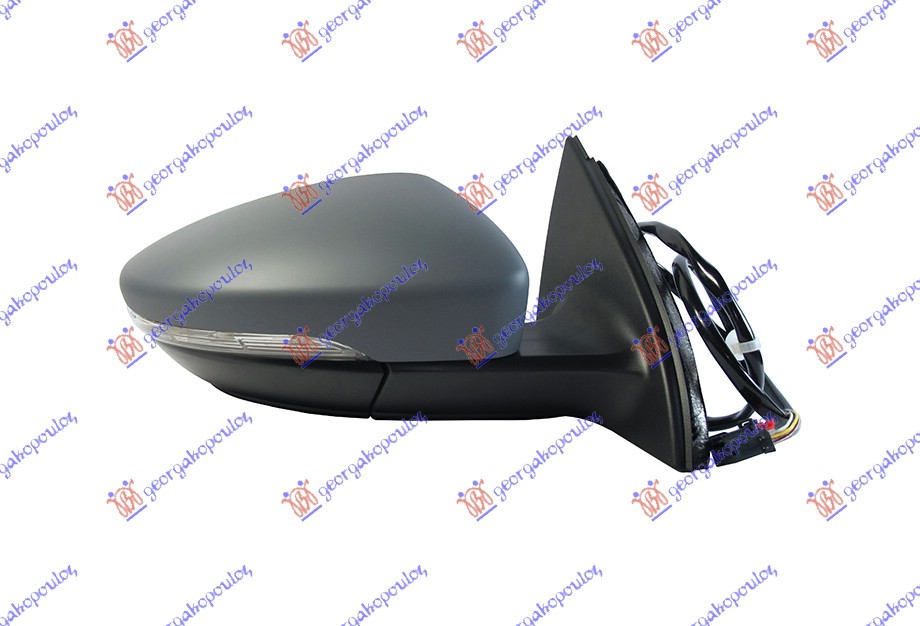 ΚΑΘΡΕΦΤΗΣ ΗΛΕΚΤΡΙΚΟΣ ΘΕΡΜΑΙΝΟΜΕΝΟΣ ΒΑΦΟΜΕΝΟΣ (ΜΕ ΦΛΑΣ & ΦΩΣ ΑΣΦΑΛΕΙΑΣ) (CONVEX GLASS) ΔΕΞ