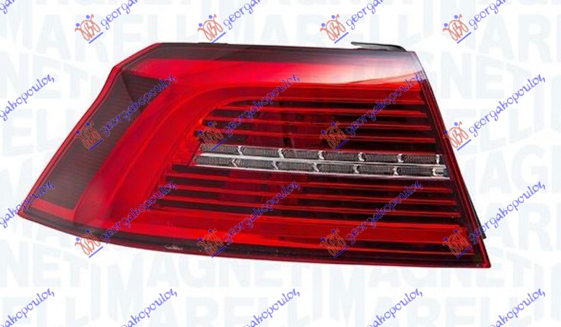 ΦΑΝΟΣ ΠΙΣΩ ΕΞΩ SEDAN LED (ΦΛΑΣ ΜΕΣΗ) (MARELLI) ΑΡ