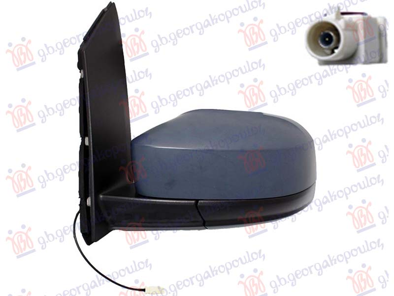 ΚΑΘΡΕΦΤΗΣ ΜΗΧΑΝΙΚΟΣ ΧΕΙΡΟΚΙΝΗΤΟΣ ΒΑΦΟΜΕΝΟΣ ΜΕ ΚΕΡΑΙΑ (CONVEX GLASS)