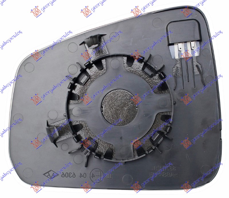 ΚΡΥΣΤΑΛΛΟ ΚΑΘΡΕΦΤΗ ΘΕΡΜΑΙΝΟΜΕΝΟ (CONVEX GLASS) ΔΕΞ