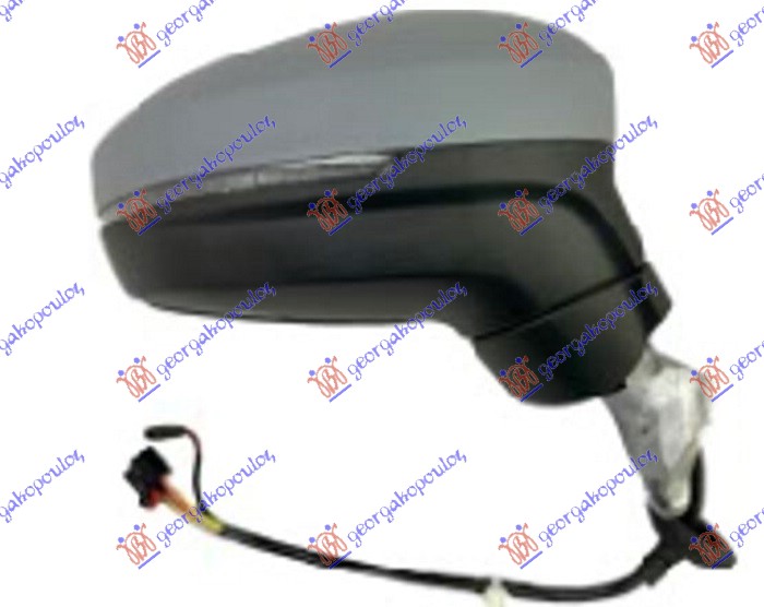 ΚΑΘΡΕΦΤΗΣ ΗΛΕΚΤΡΙΚΟΣ ΘΕΡΜΑΙΝΟΜΕΝΟΣ ΗΛΕΚΤΡΙΚΑ ΑΝΑΚΛΙΝΟΜΕΝΟΣ ΒΑΦΟΜΕΝΟΣ (ΜΕ ΦΛΑΣ & ΦΩΣ ΑΣΦΑΛΕΙΑΣ & ASSIST) (CONVEX GLASS) ΔΕΞ