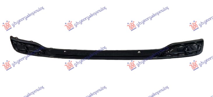 ΔΙΑΚΟΣΜΗΤΙΚΟ ΠΡΟΦΥΛΑΚΤΗΡΑ ΠΙΣΩ ΜΑΥΡΟ ΒΑΦΟΜΕΝΟ (ΜΕ 2 PDC) (R-LINE)