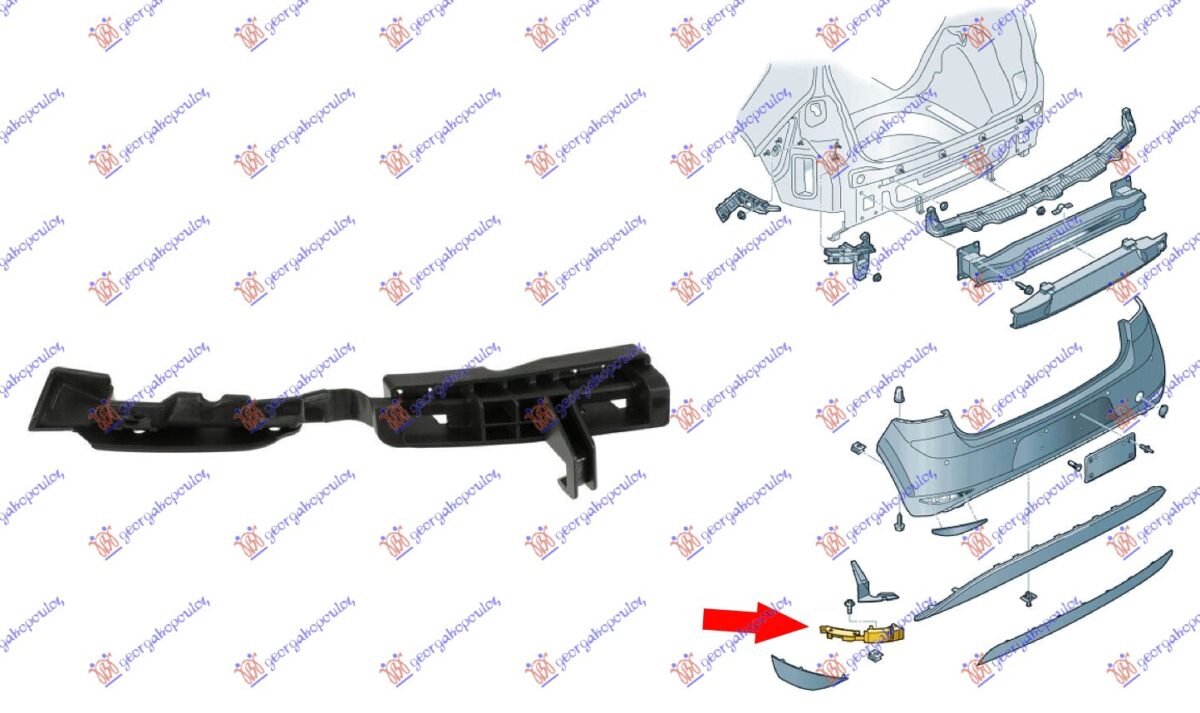 ΒΑΣΗ ΠΡΟΦΥΛΑΚΤΗΡΑ ΠΙΣΩ ΚΑΤΩ ΠΛΑΙΝΗ ΠΛΑΣΤΙΚΗ (GTI) ΔΕΞ