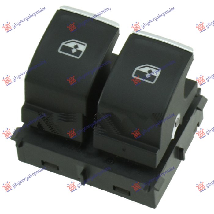 ΔΙΑΚΟΠΤΗΣ ΠΑΡΑΘΥΡΟΥ ΕΜΠΡΟΣ (διπλος) (χρωμιο) (4pin) ΑΡ