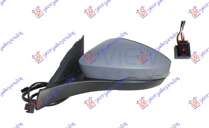 ΚΑΘΡΕΦΤΗΣ ΗΛΕΚΤΡΙΚΟΣ ΘΕΡΜΑΙΝΟΜΕΝΟΣ ΒΑΦΟΜΕΝΟΣ (ΜΕ ΦΛΑΣ) 6 PIN (Α ΠΟΙΟΤΗΤΑ) (ASPHERICAL GLASS) ΑΡ