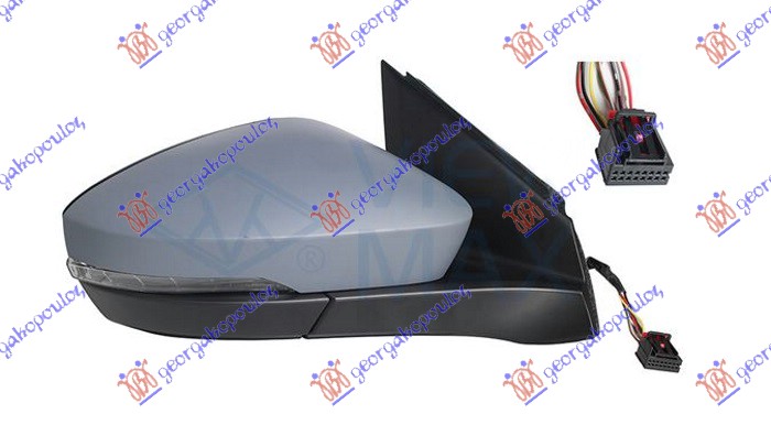 ΚΑΘΡΕΦΤΗΣ ΗΛΕΚΤΡΙΚΟΣ ΘΕΡΜΑΙΝΟΜΕΝΟΣ ΒΑΦΟΜΕΝΟΣ (ΜΕ ΦΛΑΣ) (8 PIN) (A ΠΟΙΟΤΗΤΑ) (CONVEX GLASS) ΔΕΞ