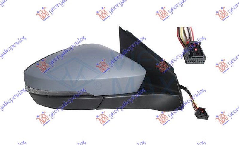 ΚΑΘΡΕΦΤΗΣ ΗΛΕΚΤΡΙΚΟΣ ΘΕΡΜΑΙΝΟΜΕΝΟΣ ΒΑΦΟΜΕΝΟΣ (ΜΕ ΦΛΑΣ & BLIS) (8PIN) (CONVEX GLASS) ΔΕΞ