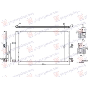 ΨΥΓΕΙΟ A/C (642x391x16) (KOYO)
