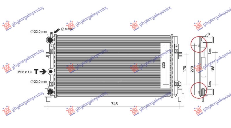 ΨΥΓΕΙΟ 1.2-1.6 12/16V - 1.2-1.6 TDi (65x34) (VALEO)