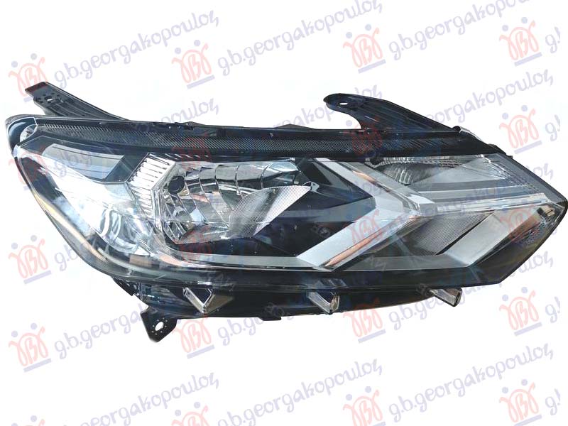 ΦΑΝΟΣ ΕΜΠΡΟΣ ΗΛΕΚΤΡΙΚΟΣ (H7/H15/PY21) (ΧΡΩΜΙΟ) (Ε) ΔΕΞ