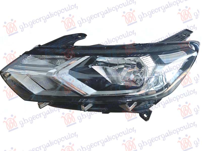 ΦΑΝΟΣ ΕΜΠΡΟΣ ΗΛΕΚΤΡΙΚΟΣ (H7/H15/PY21) (ΧΡΩΜΙΟ) (Ε) ΑΡ