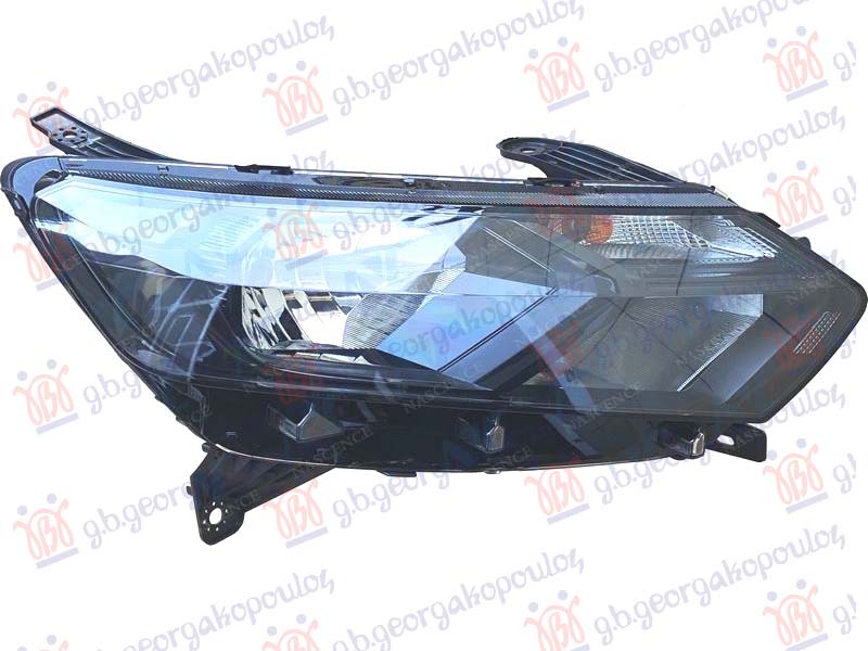 ΦΑΝΟΣ ΕΜΠΡΟΣ ΗΛΕΚΤΡΙΚΟΣ (H7/H15/PY21) (ΜΑΥΡΟ) (Ε) ΔΕΞ