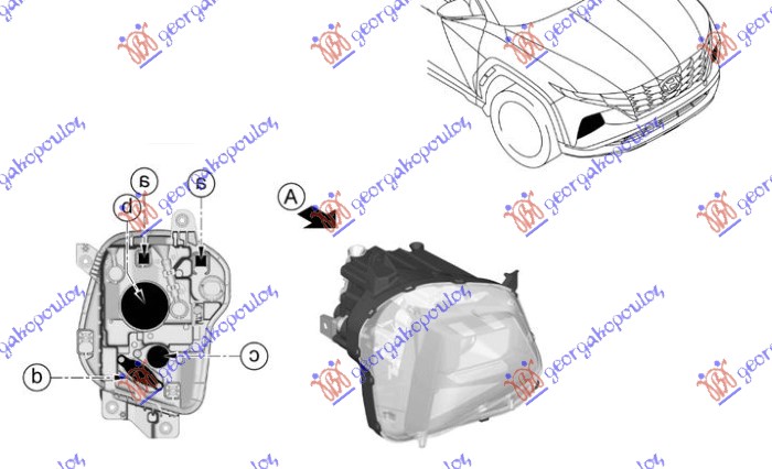 ΦΑΝΟΣ ΕΜΠΡΟΣ (HB3/PY21W) (E) (DEPO) ΔΕΞ