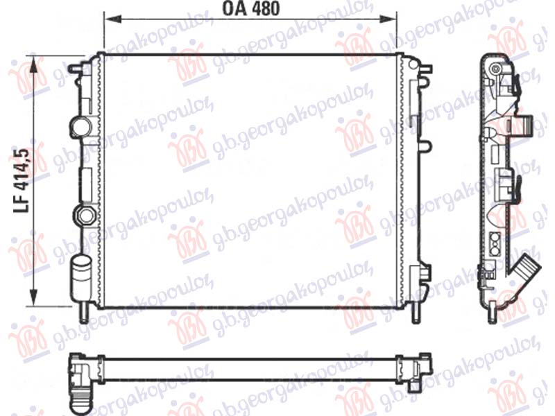 ΨΥΓΕΙΟ ΒΕΝΖΙΝΗ/ΠΕΤΕΛΑΙΟ (480x410) ΜΕ ΒΑΛΒΙΔΑ-ΧΩΡΙΣ ΣΩΛΗΝΑΚΙ (ΣΥΡΤΑΡΩΤΟ ΒΕΝΤΙΛΑΤΕΡ) (VALEO) ΔΕΞ