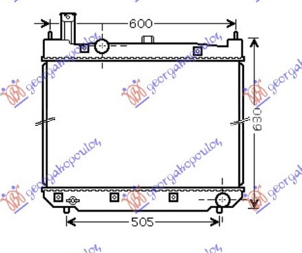 ΨΥΓΕΙΟ 2.5 D4d (525x625x23) 2001-2006 (NRF)