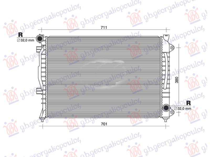 ΨΥΓΕΙΟ 2.7 BENZINH AYTOMATO (630x440x32) (NRF)