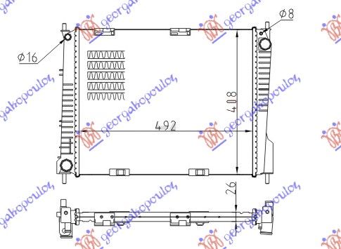 ΨΥΓΕΙΟ 1.5 ΠΕΤΡΕΛΑΙΟ +/- A/C (490x410) (NRF)