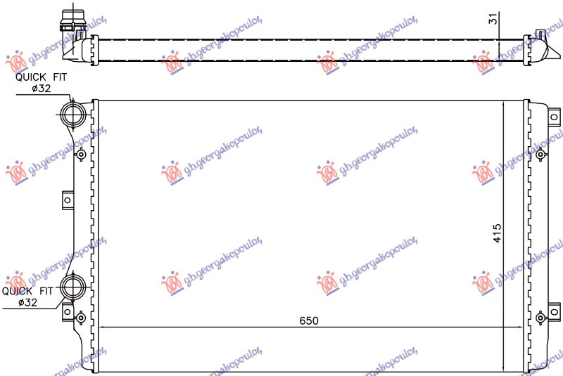 ΨΥΓΕΙΟ 1.2-1.4-1.6-1.8 TSi ΒΕΝΖΙΝΗ -1.9 TDi ΠΕΤΡΕΛΑΙΟ (650x410) (MECHANICAL) (VALEO)