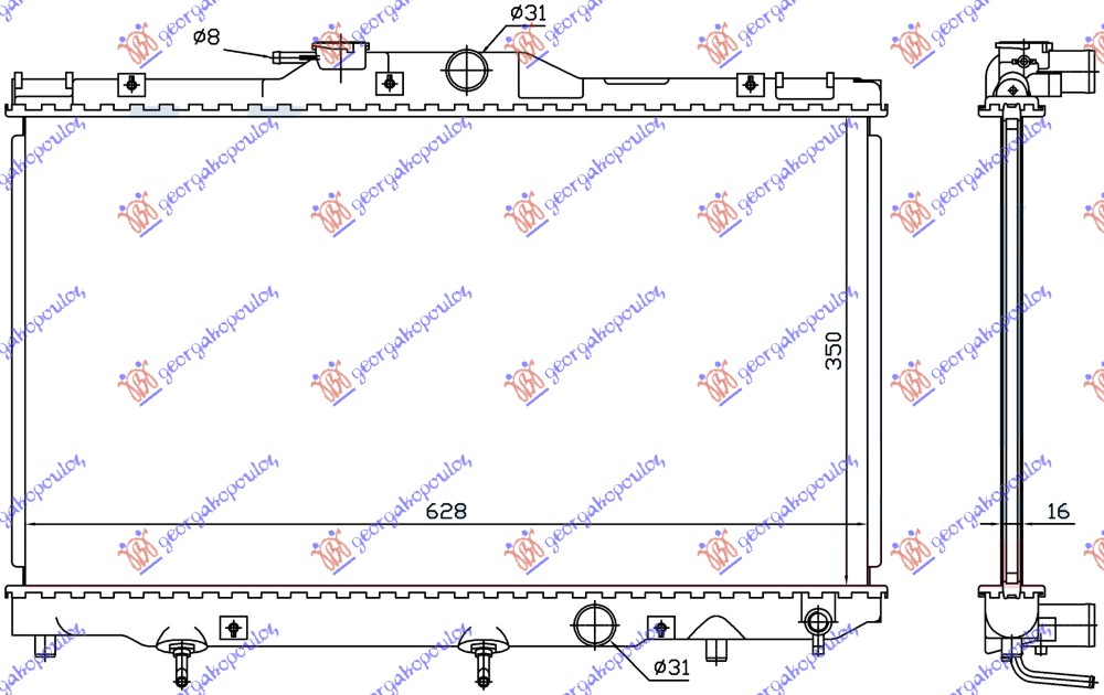 ΨΥΓΕΙΟ 1.4 ΒΕΝΖΙΝΗ +/-A/C (630x350) (VALEO)