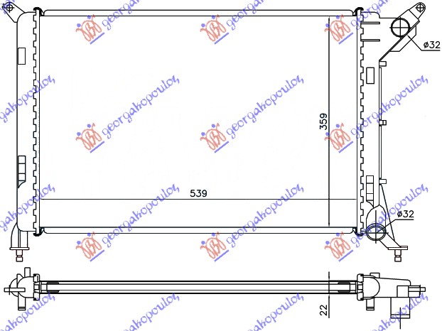 ΨΥΓΕΙΟ 1.4-1.6 ΒΕΝΖΙΝΗ - A/C (540x360) (NRF)